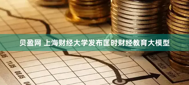贝盈网 上海财经大学发布匡时财经教育大模型